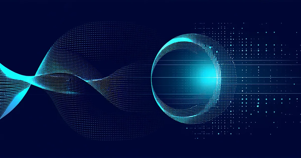 Abstract illustration for article: Healthcare AI and HIPAA — How Enclaves Close the Gap