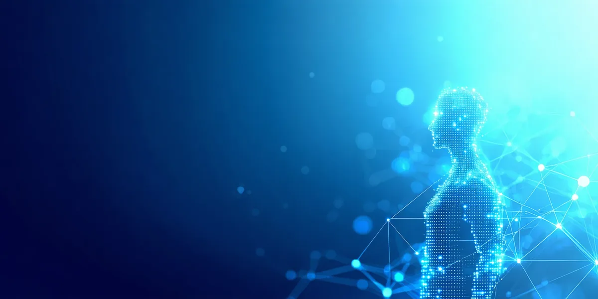 Abstract illustration representing secure patient data processing